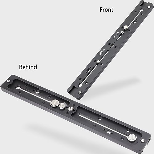 LEFTFOTO 300mm Dovetail Slide Rail,Arca Swiss Type Quick Release Plate - size: 300mm