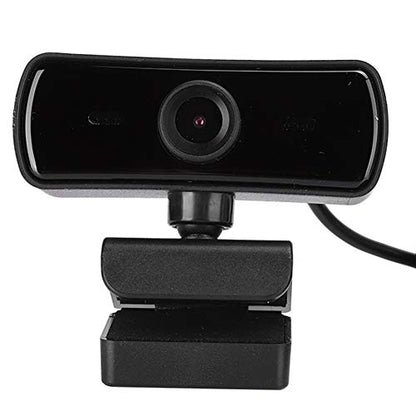 4K Webcam with Built-in Microphone, Widescreen USB Web Camera, Streaming Computer Web Camera for Live Broadcast/Video Conferencing(Black)