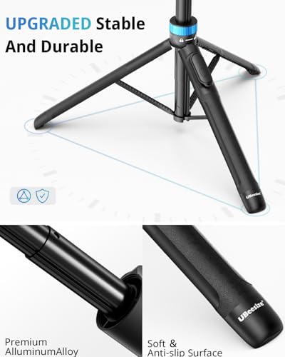 UBeesize 72" Phone Tripod - Tripod for iPhone & Selfie Stick with Phone Holder & Remote - Upgraded, Stable & Portable Stand for iPhone 17/16/15/14, Android, Cameras & Action Cams - size: 72-in