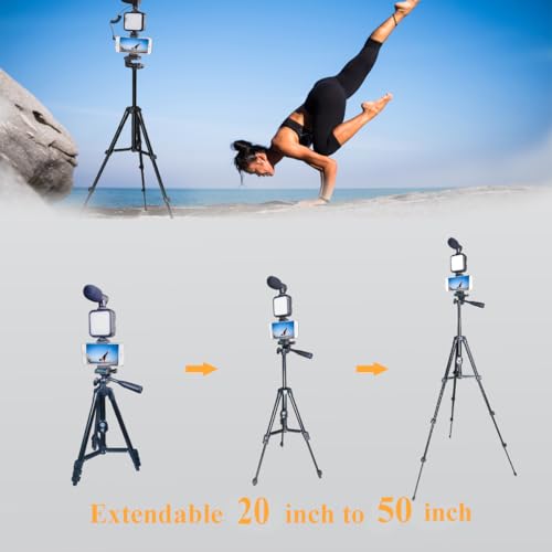 Vlogging kit for iPhone, YouTube Starter Kit | with mic and light