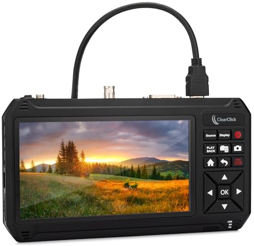 ClearClick HD Video Capture Box Ultimate 3.0 (Third Generation) - Capture or Stream Video from HDMI, DVI, SDI, S-Video, RCA, AV, VHS, VCR, DVD, Camcorders, Hi8