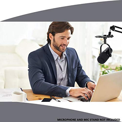 MV7 Shock Mount Reduces Vibration Noise Matching Mic Boom Arm Stand, Compatible for Shure MV7 Mic by YOUSHARES - color: Shure MV7 Shock Mount