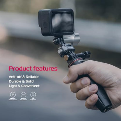 ULANZI F22 Quick Release Kit, Action Camera Adapter with 1/4" Screw, Compatible w Action Cam Series, DJ OSMO Action Series & Insta etc. Vlog, Livestreaming,Video Recording Photography Accessories. - style: QR Adapter