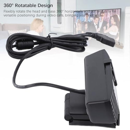VBESTLIFE Computer Webcam, FHD Webcam with Built in Noise Canceling Microphone and Rotatable Design, 1080P Video and Wide Angle Camera, for Desktop PC or Laptop