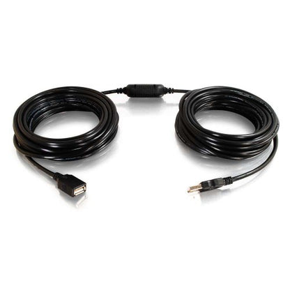 C2G/Cables to Go 38988 25-Feet USB A Male to Female Active Extension Cable - - color: Black, size: 25 Feet, style: USB A Male to A Female