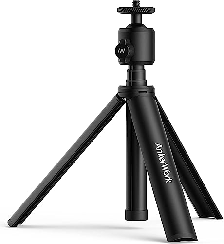 AnkerWork Mini Tripod By Anker, Stand for Webcam, Small Flexible Tripod