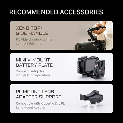 Tilta Camera Cage Power Kit Compatible with Nikon ZR | Modular Protective Rig with V-Mount Battery Plate, ARCA Receiver, Cable Clamp | Extended Power Outputs - Black - size: Power Kit