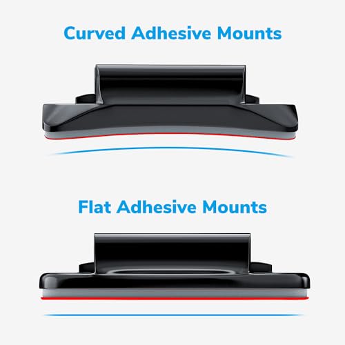 Helmet Sticky Mounts Adhesive Buckle Mount Accessories for GoPro | Screw Kit, for Go Pro Hero 13 12 11 10 Max 9 8 7 6 5 Session Mission DJI Osmo Insta360 AKASO Action Cameras, 12 in 1