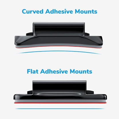 Helmet Sticky Mounts Adhesive Buckle Mount Accessories for GoPro | Screw Kit, for Go Pro Hero 13 12 11 10 Max 9 8 7 6 5 Session Mission DJI Osmo Insta360 AKASO Action Cameras, 12 in 1