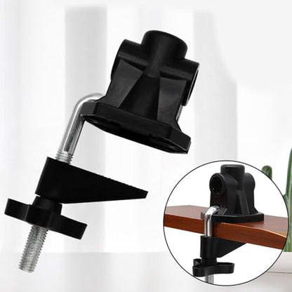Black Replacement Heavy Duty Desk Clamp Clamp Base Adjustable for Microphone Arm Table Lamp Mount Holder Clamp Clamp Desk Lamp