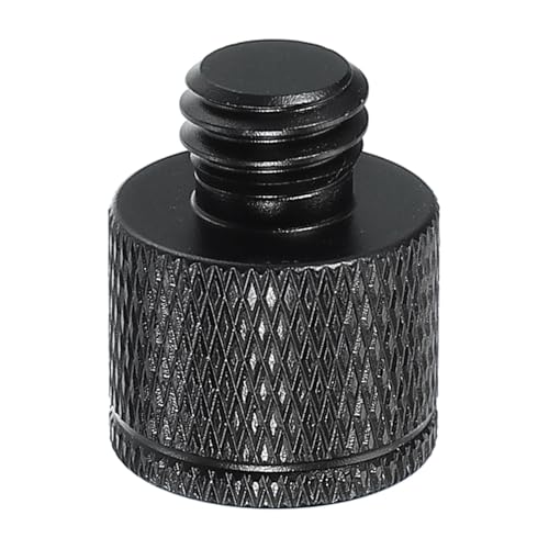 PATIKIL Tripod Screw Adapter M10 Female to 3/8" Male, Tripod Nut Connectors Camera Mount Screw Camera Double Head Converter for Microphone Holder Magic Arms Accessories - size: M10 to 3/8"