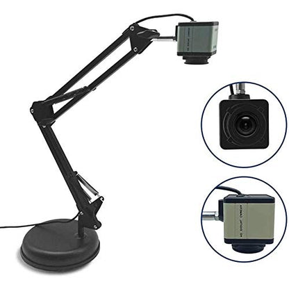 Teacher Document Camera,8 Megapixel Autofocus USB Document Camera for Distance Education Teaching Web Conference, Black, 500076287