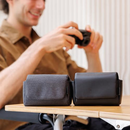 JJC Leather GR IV HDF H35N Case, Compact Durable Camera Pouch for Ricoh GRIV GR4 GR III X ZS99 for Kodak EKTAR H35N for Canon PowerShot G7 X G7X Mark III II RX100 VII VA VI V IV III II G7XM3 SX740 HS - size: Black for GRIV & More