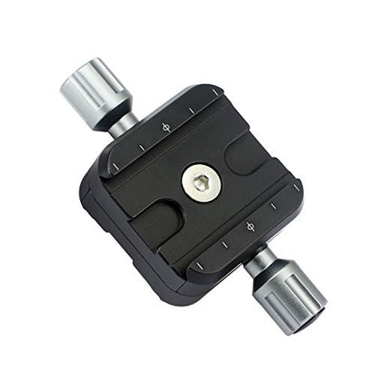 Quick Release Clamp for Arca Swiss RRS Rail Plate Nodal Slide Rail Clamp Subtend/Bidirectional Adjustable Double-Sided