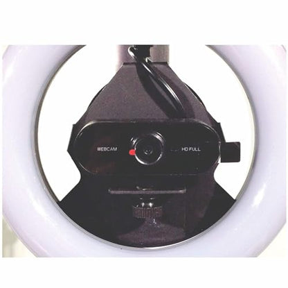 AllCast - Video Conference, Webinar and Podcast Complete System for Streamers, Vloggers & Gamers - Includes Monitor Mount, Microphone, Ring Light, Web Cam, USB Hub