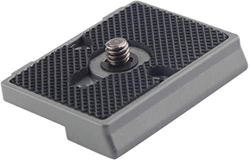 200PL-14 Quick Release Plate for Manfrotto 804RC2 Rapid Connect, 323 RC2, 488RC2, 484RC2, 498/496/ 494RC2, 2498RC, 2486RC, 468MGRC2 (with 1/4 Adapter)