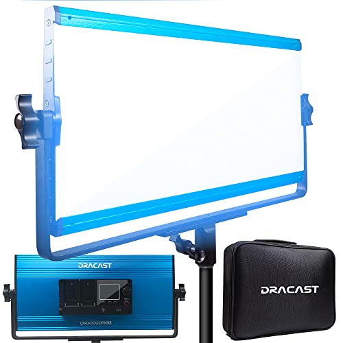 Dracast X Series LED1000 Daylight LED Video Light Panel with Dual NP-F Battery Plate
