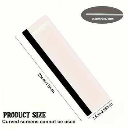 Computer Monitor Memo Board, 1 Pack Dry Erase Whiteboard for PC Screen & Desk, Sticky Notes Holder for Home Office Organization, Clear Reminder Message Board for Family, Work, School Accessories