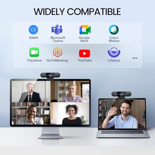 EMEET C960 1080P Webcam with Microphone, 2 Mics, 90° FOV, USB Type-A & A-to-C Adapter, Fixed Focus, Plug&Play Computer Camera for Zoom/Teams/Facetime/YouTube/Google Meet/Switch 2 Camera, 2025 Version - style: 1080P Updated