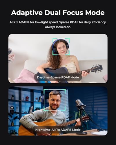 OBSBOT Tiny 3 AI-Powered Spatial Audio 4K Webcam, AI Tracking PTZ Camera with 1/1.28" Sensor, Tri-Mic, Voice & Gesture Control, 120FPS, HDR, Web Cam for PC, Laptop, Streaming, Meeting, Zoom, Teams