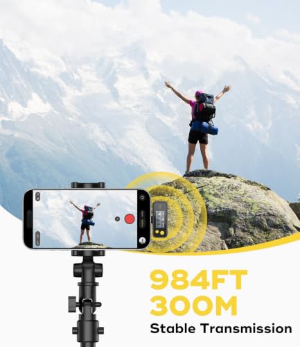 FULAIM 4-Pack Wireless Lavalier Microphone for iPhone 15 16 17 Android Camera PC, AI Noise Cancellation, 300m Range, 21H Battery Life with Charging Case, Lapel Mini Mic for Vlog Interview TikTok