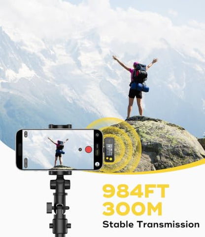 FULAIM 4-Pack Wireless Lavalier Microphone for iPhone 15 16 17 Android Camera PC, AI Noise Cancellation, 300m Range, 21H Battery Life with Charging Case, Lapel Mini Mic for Vlog Interview TikTok