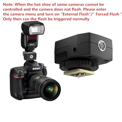 DY-T3N for Nikon Camera Flash hot Shoe Converter Adapter, Small Flash Godox iT30 im20/30, Height-Increasing Multi-Flash Trigger, Extended Body Universal Accessory (DY-T3N N01) - size: DY-T3N N01