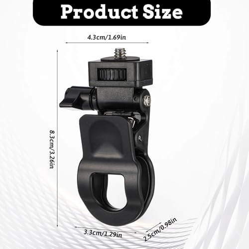 Monitor Camera Mount Clamp Clip, Ring Light Clip Adapter Replacement Screen LCD Display Top Fill Lightes-Flash Holder Webcam Stand Zoom Light Clips-on Part for Phone Tripod Tablet Video Live Stream - color: black