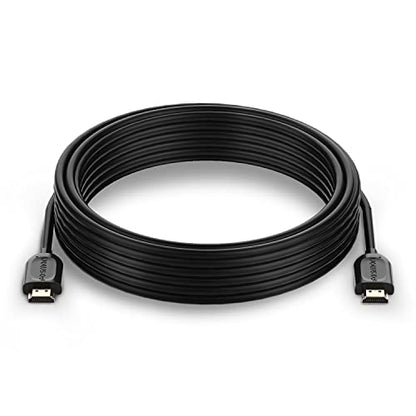 Fosmon 4K HDMI Cable 15FT/4.5M, HDMI 2.0 Cable 4K@60Hz/2160p Support 18Gbps, HDCP, 3D, ARC, Dolby TrueHD, 30AWG Compatible with UHD TV, PC Monitor, Console, PS4, PS5, Xbox 360/One/X/S, Nintendo Switch - size: 15FT, style: 4K