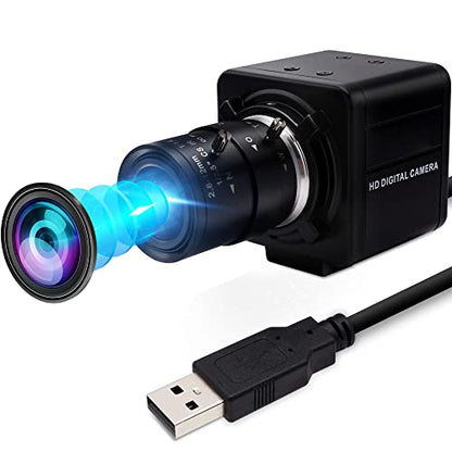 USB Camera 1080P High Speed 260fps 2.8-12mm 4X Optical Zoom Lens 2MP USB Webcam Manual Close up Zoom in and Out,UVC Computer Comference Golf Swing Camera for Raspberry Pi Windows Mac - color: 260fps USB Camera with 2.8-12mm Zoom Lens
