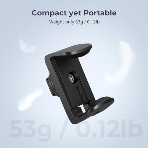 Bundle: SmallRig 1/4" Mini Ball Head Cold Shoe Mount Adapter with 1/4"-20 Thread 3577+ SMALLRIG Power Bank Holder with Cold Shoe Mount 4600