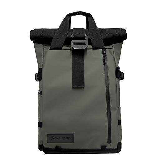 WANDRD PRVKE 21L Photography Bundle: Weather-Resistant Travel & Camera Backpack with Laptop Sleeve, Quick Side Access, Clamshell Opening – Ideal Photography & Travel Bag (Wastach Green) - color: Wasatch Green, size: PRVKE 21L, style: Photography Bundle