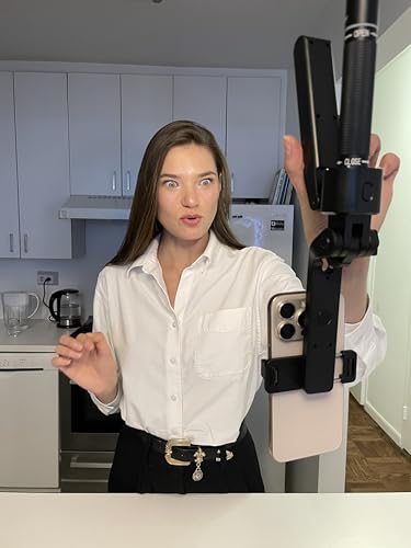 Magnetic Ceiling Phone Holder for Overhead Video Recording | Auto tracking for cooking, fitness, unboxing, DIY, beauty, for solo creators
