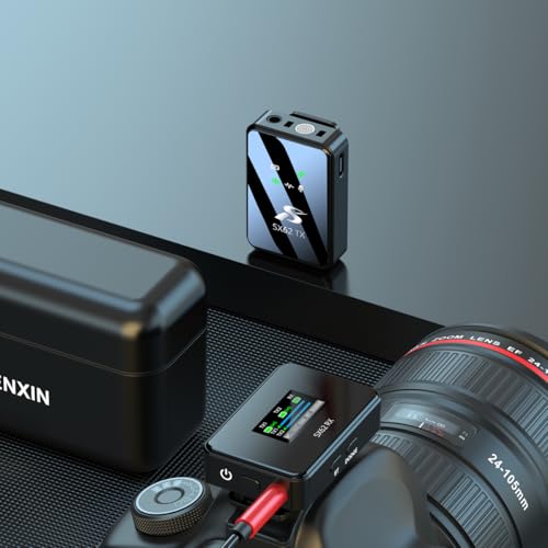 Professional Wireless Lavalier Lapel Microphone for iPhone, iPad, Mini Video Recording Mic for Interview Video Podcast Vlog YouTube & Livestream, Noise Reduction, Plug & Play (Pro Mics with Base) - style: Pro Mics with Base