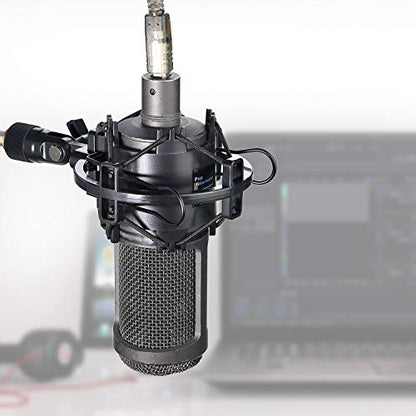YOUSHARES AT2020 Shock Mount, Microphone Shock Mount Reduces Vibration Noise for Audio Technica AT2020 AT2035 ATR2500 Condenser Mic - color: AT2020 Shock Mount