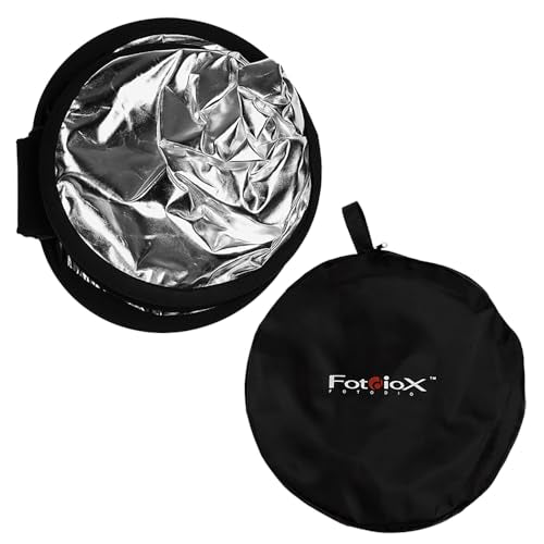 Fotodiox 48in (120cm) 2-in-1 Collapsible Teardrop Reflector Disc - Silver/Gold - color: Silver/Gold, size: 48-Inch