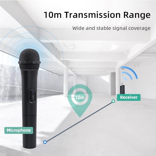 Mcbazel 2 Pack Wireless USB Gaming Microphone Compatible with Xbox Series X/S, PS5, Switch OLED, NS Switch/Switch2, PC, PS4, PS3, PS2, Xbox One X/S, Xbox One, Xbox 360, Wii - size: 2 Pack