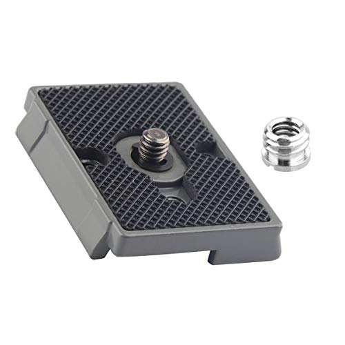 200PL-14 Quick Release Plate for Manfrotto 804RC2 Rapid Connect, 323 RC2, 488RC2, 484RC2, 498/496/ 494RC2, 2498RC, 2486RC, 468MGRC2 (with 1/4 Adapter)