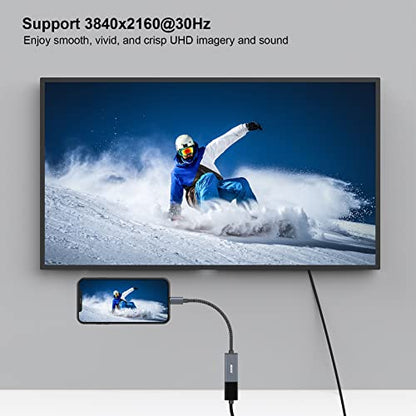 BENFEI 5 Pack USB C to HDMI Adapter 4K@60Hz, USB Type-C to HDMI Adapter [Thunderbolt 3/4/5 Compatible] with iPhone 15 Pro/Max, MacBook Pro/Air 2023, iPad Pro, iMac, S23, XPS 17, Surface Book - size: 5 Pack, style: 4K@60Hz