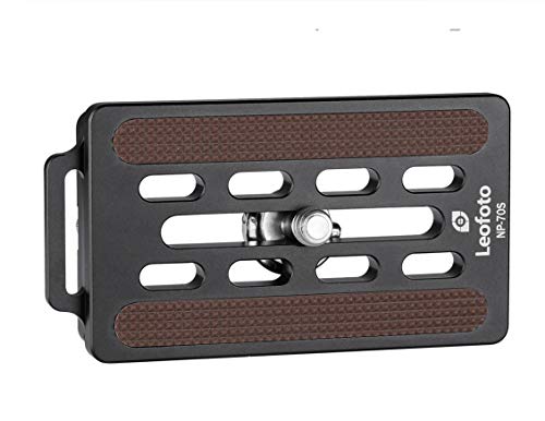 Leofoto NP-S QR Plate, 50/60/70MM Arca Plate, 1/4" Camera Screw, Safety Screw, Arca Compatible (NP-70S) - size: NP-70S