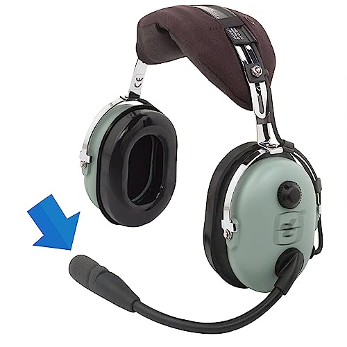 LEFXMOPHY for David Clark M7A Mic Cover, M-4 / M-7 / H10 / H20 /DC PRO-X2 / PRO-2 / DC ONE-X ENC Headset Aviation Microphone Replacement Pop Filter Protector, 3pack Windscreen