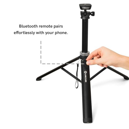 Lume Cube Content Creator Kit with LED Video Light, Microphone & Tripod – Video Recording & Vlogging Kit for YouTube, TikTok & Phone Content Creation | Portable Creator Lighting Kit