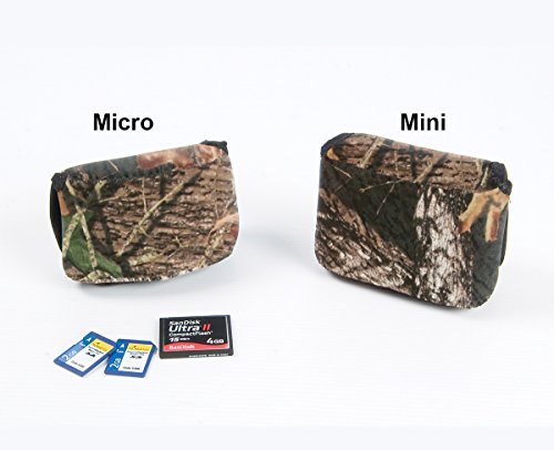OP/TECH USA Soft Pouch – Compact digital camera case, lightweight accessories pouch, sleek neoprene sleeve for DSLR, perfect for backpacks & travel – durable protection in style D-Micro (Nature) - color: Nature, style: D-micro