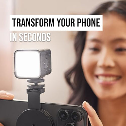 RØDE Magnetic Mount Smartphone Accessory Mount With Cold Shoe Slots and a 1/4-inch Thread (MagSafe Compatible)