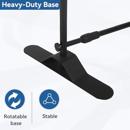 QKA 8x8 FT(WxH) Heavy Duty Backdrop Banner Stand with Adjustable Telescopic Tube,Step and Repeat Stand for Parties, Photo Booths, Exhibit Events and More Easy to Install(Carrying Bag Included) - size: 8x8 ft