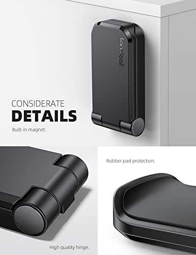Lamicall Headphone Stand, Sticky Headset Hanger - 2 Pack Adhesive Headphone Holder Hook Mount, Headset Holder Clip Under Desk, Earphone Clamp for Airpods Max, HyperX, Sennheiser, Black - style: Black - Two Pack