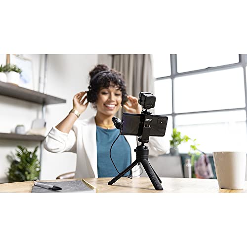 RØDE Vlogger Kit Complete Mobile Filmmaking with High-quality Microphone, Tripod, LED Light and Accessories for Content Creation (USB-C Edition for Smartphones with USB-C Connector)
