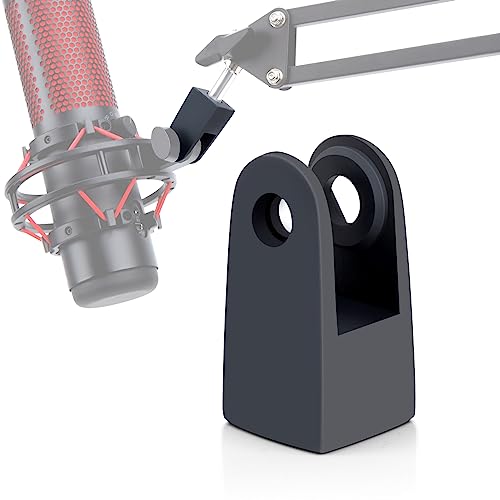 YOUSHARES HyperX Quadcast Mount Adapter for HyperX Quadcast s Mic - The HyperX Quadcast Boom Arm Replacement Adapter Get The Reliable Support and Allowing for More Diverse Content Creation Scenarios - color: HyperX Quadcast Adapter
