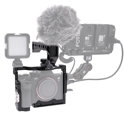 A7 IV Cage Support, Hersmay Camera Cage with Top Handle for Sony A7 IV / A7S III Full Frame mirrorless Camera - size: For Sony A7IV/ A7SIII