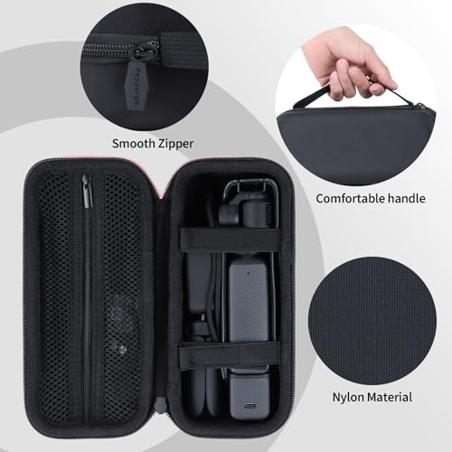 Storage Case Compatible with DJI Osmo Pocket 3 Creator Combo Vlogging Cameras (Black Case) - color: Black Case
